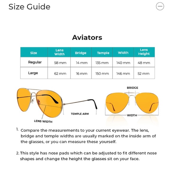 Swanwick Large Aviator Glasses Night Blue Light Blocking - Picture 15 of 16